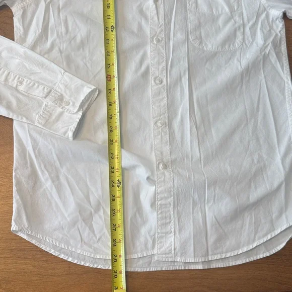 J. Crew Stretch Slim Fit White Button Down Shirt - Picture 6 of 8